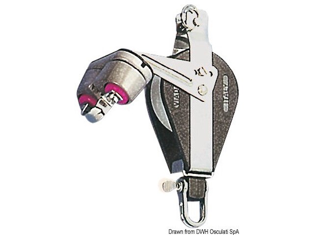 Bozzello 1 puleggia arricavo strozzascotte C