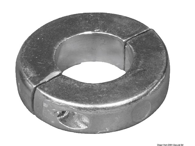 Anodo oliva extra bassa mm 25,4 (1") Zinco