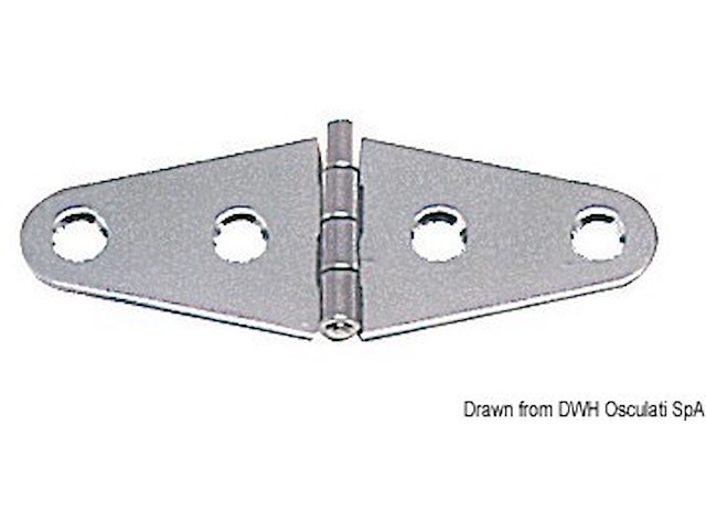 Cerniere inox 101x38 mm