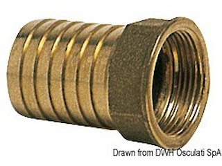 Portagomma femmina 3/4" x 16 mm