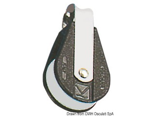 Bozzello 1 puleggia attacco fisso B