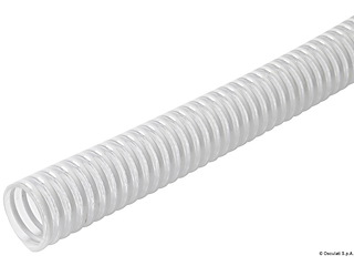 Tubo con spirale in PVC bianco 22 mm