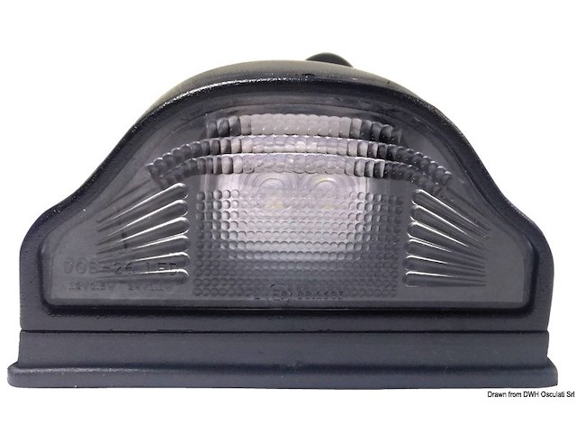 Fanale posteriore LED per targa