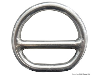 Mezzoanello barra inox 10x60 mm