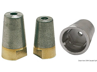 Solo anodo per assi 30 mm