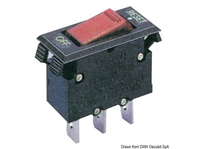 Interruttore termico a bascula 10 A