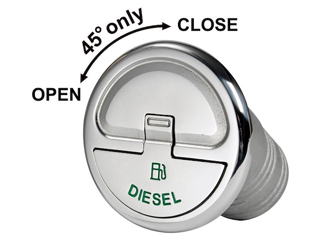 Tappo imbarco Quick Lock Diesel 30° mm 38
