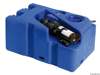 Serbatoio acque nere 50 l con maceratore 12 V