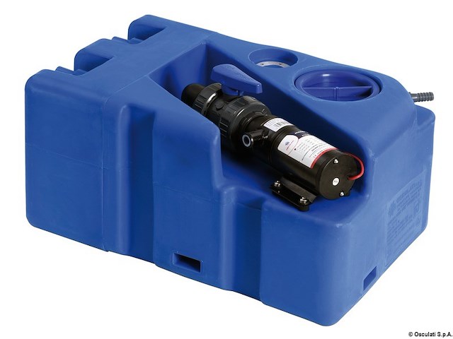Serbatoio acque nere 50 l con maceratore 12 V