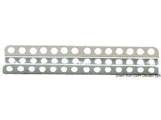 Piastra U inox 150 mm