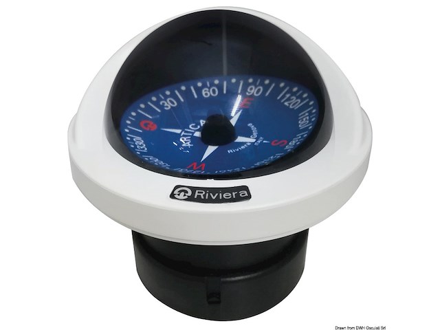 Bussola Riviera BA1-2022 bianca,rosa nera piana