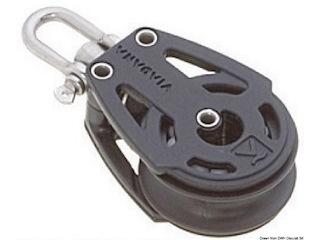 Bozzello 1 puleggia girevole o bloccabile A