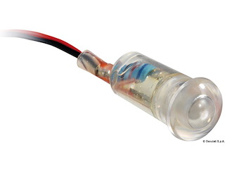 Luce di cortesia segnapassi bianca