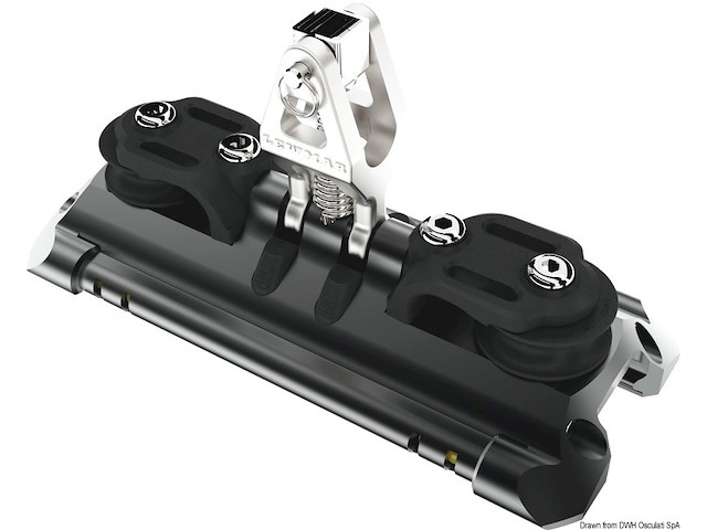 Carrello randa 1 supporto verticale pulegge rinvio