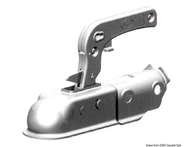 Gancio traino tondo 35 mm 1300 kg