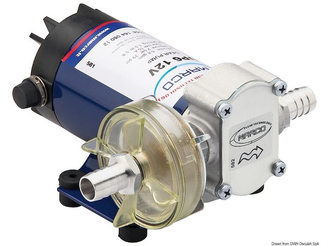 Pompa autoadescante 12 V 26 l/min