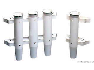 Portacanne plastica bianco 44 mm