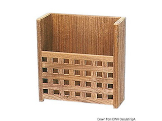 Portariviste teak 265x110x280 mm