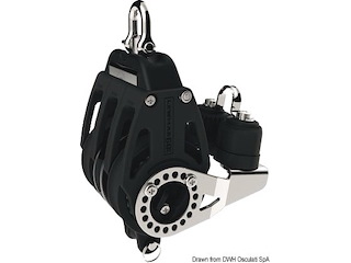 Bozzello Control 60 triplo a cricco strozzatore  con arricavo