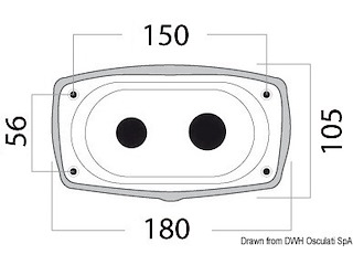 Box e coperchio New Edge XL foro posteriore