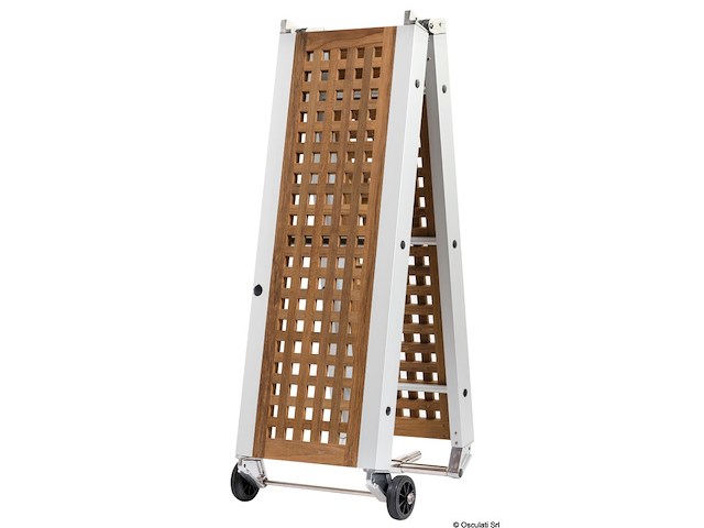 Passerella pieghevole teak 260 cm