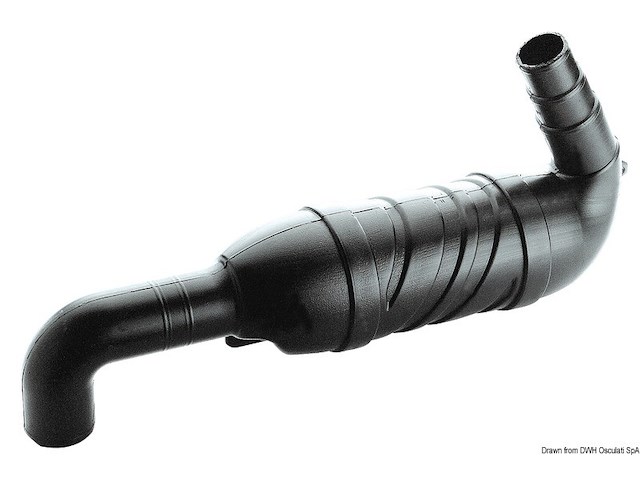 Sifone con ingresso girato a 120°