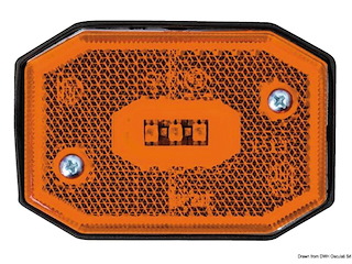 Fanale posizione LED laterale luce arancio
