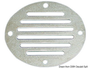 Presa aria inox circolare 83 mm