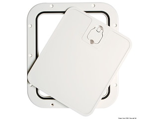 Portello estraibile bianco 305 x 355 mm