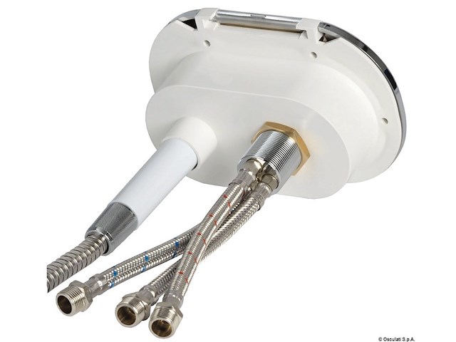 Box doccia cromato tubo PVC 4 m uscita posteriore