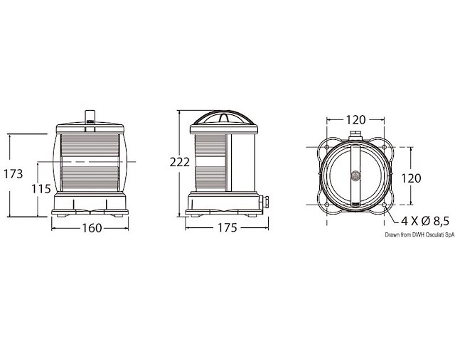 Kit con staffa a parete x 11.418.XX
