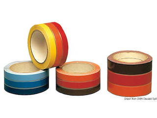 Linea galleggiamento blu digradante 33 mm