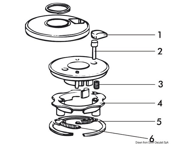 Perno inox per innesto terza velocità