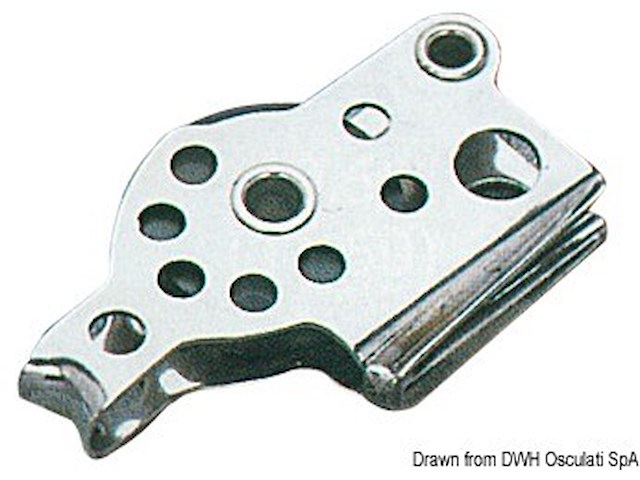 Bozzello 1 puleggia strozzascotte arricavo 6x25