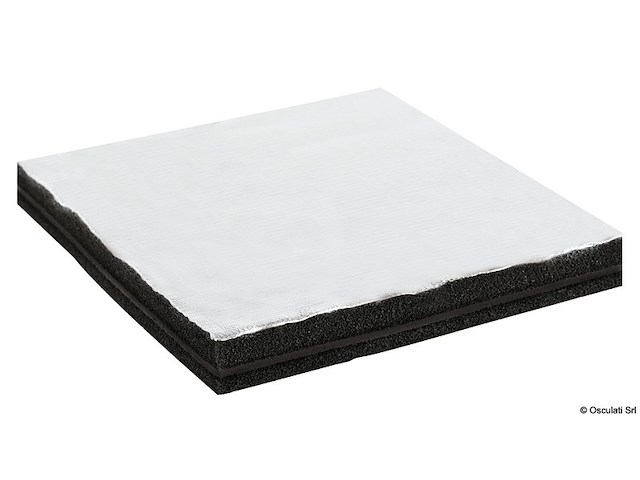 Pannello autoestinguente con finitura in fibra di vetro bianca