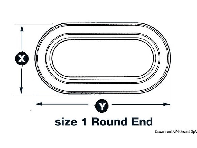 Oblò inox Lewmar 1RE