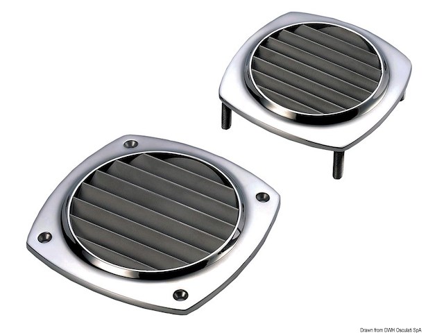 Presa aria 75 mm montaggio con viti