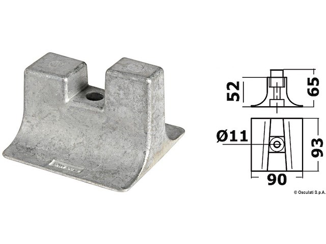 Anodo piede Yamaha 300/350 HP