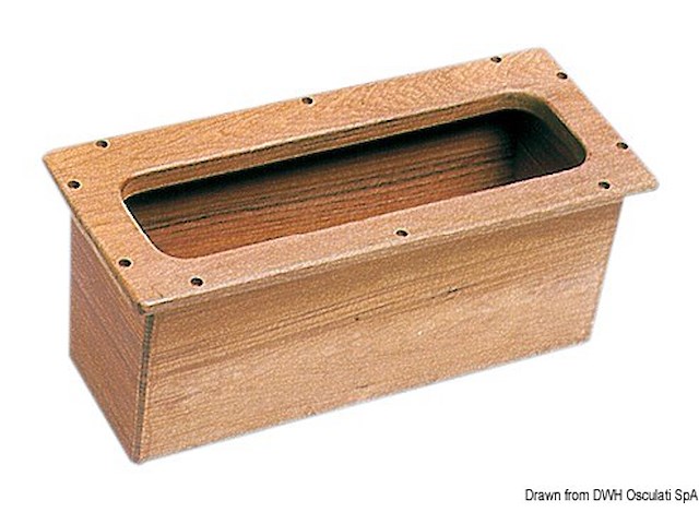 Box incasso teak 450x190x190 mm