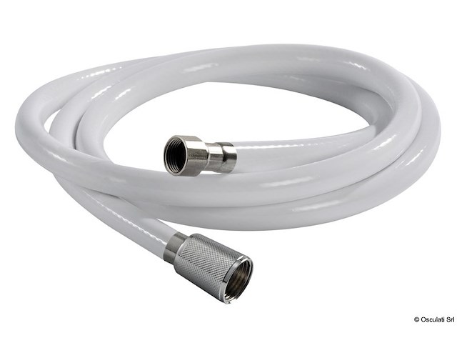 Tubo doccia PVC bianco 4 m