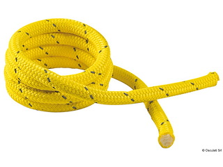 Cima d'ormeggio a terra 26 mm gialla fluo riflettente