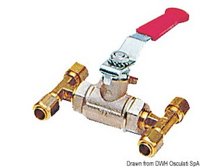 Rubinetto di emergenza bypass Vetus