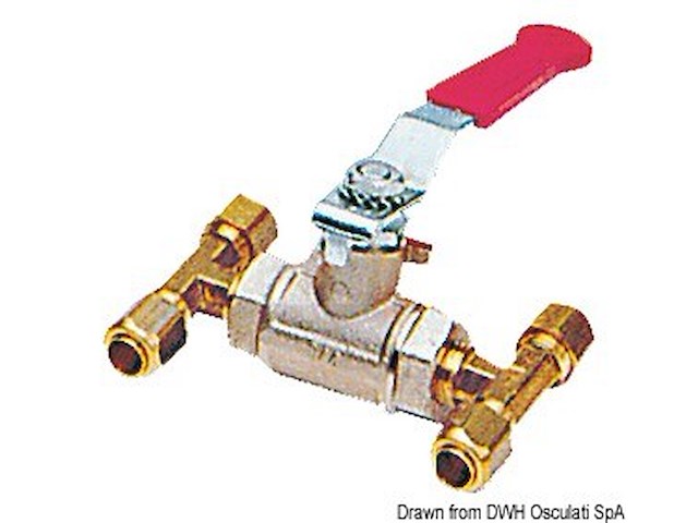 Rubinetto di emergenza bypass Vetus