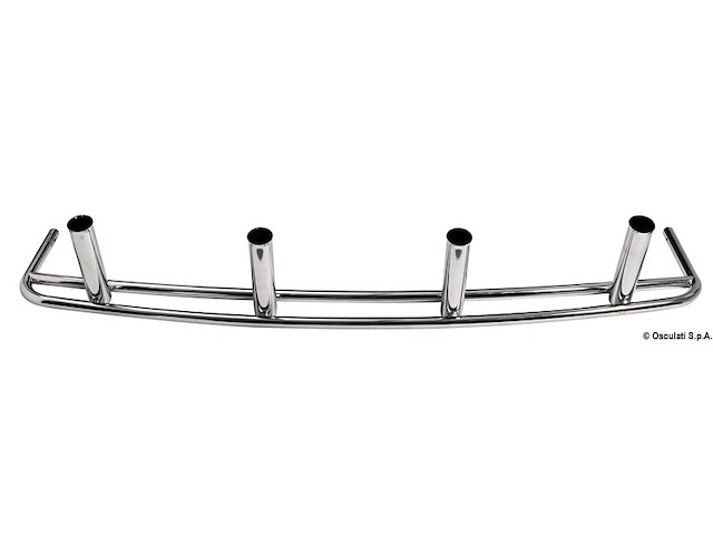 T-Top in acciaio inox con 4 portacanne