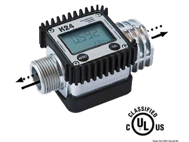 Contalitri digitale per benzina omologato ADR