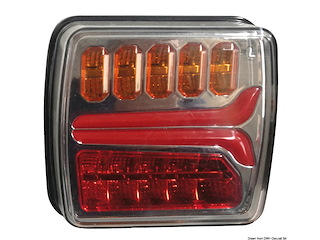 Fanale posteriore destro LED dinamico