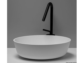 Lavello tondo in Ocritech bianco diam 300