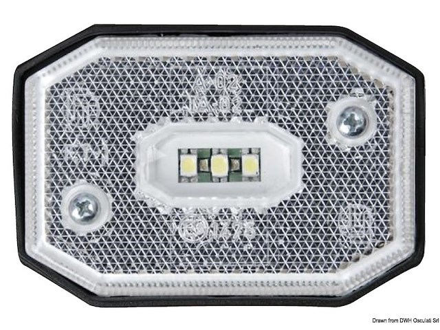 Fanale posizione LED anteriore luce bianca