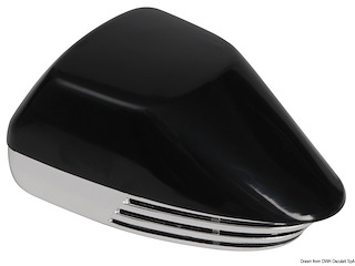 Tromba ABS cromato e nero 12 V