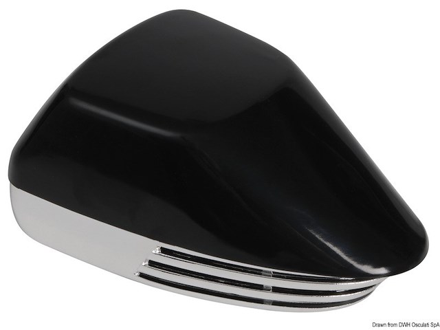 Tromba ABS cromato e nero 12 V